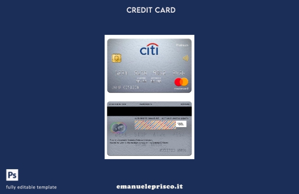 stile verificato Modello Sweden Citibank mastercard platino